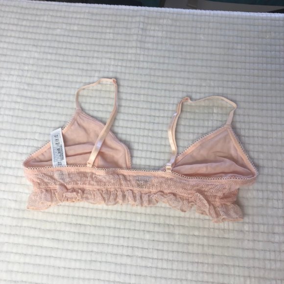 Pink Lace Bralette and Boy Shorts Set Size L - Picture 5 of 8